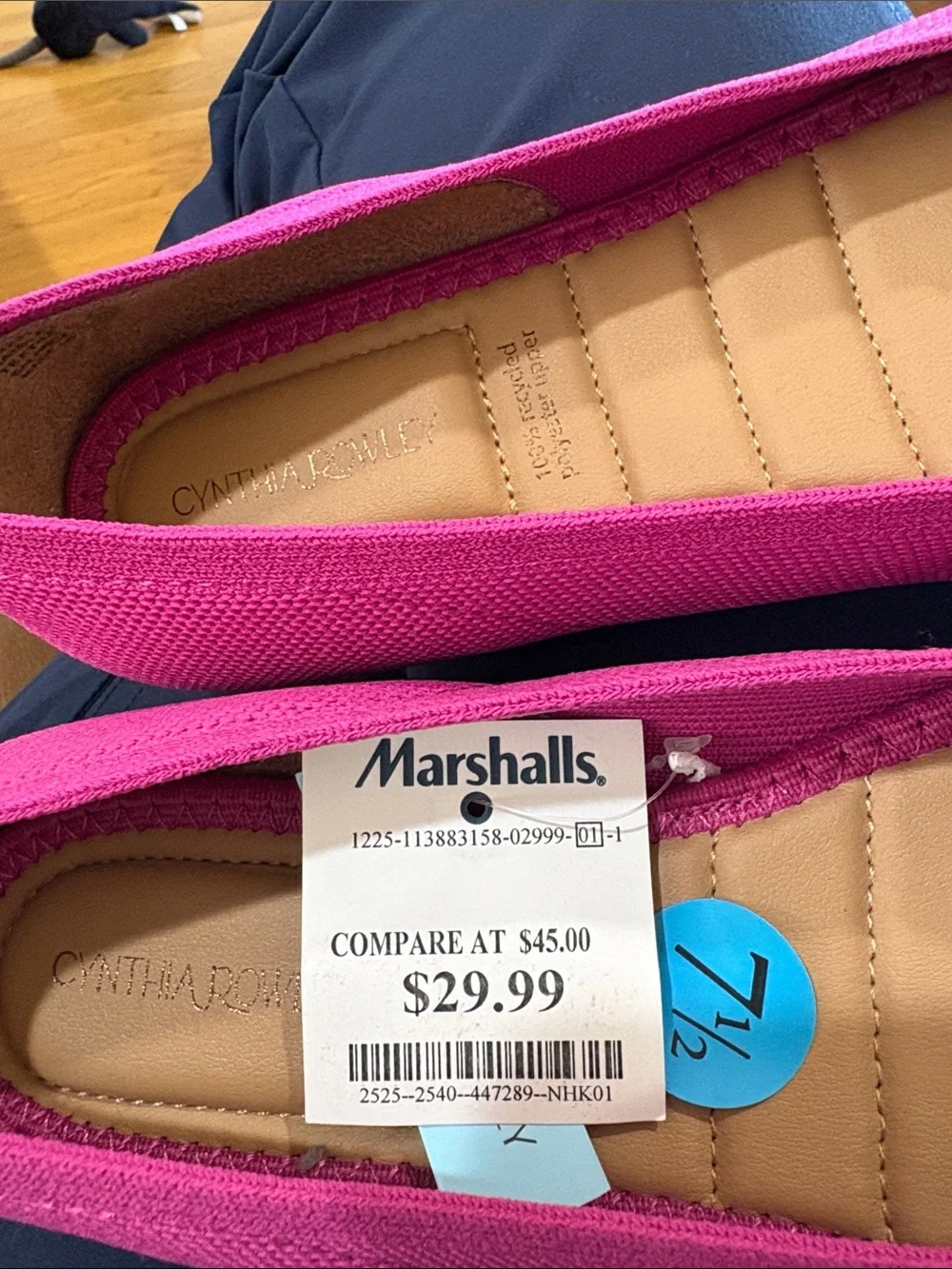 Cynthia Rowley Comfort Knit Ballet Flats - Pink
